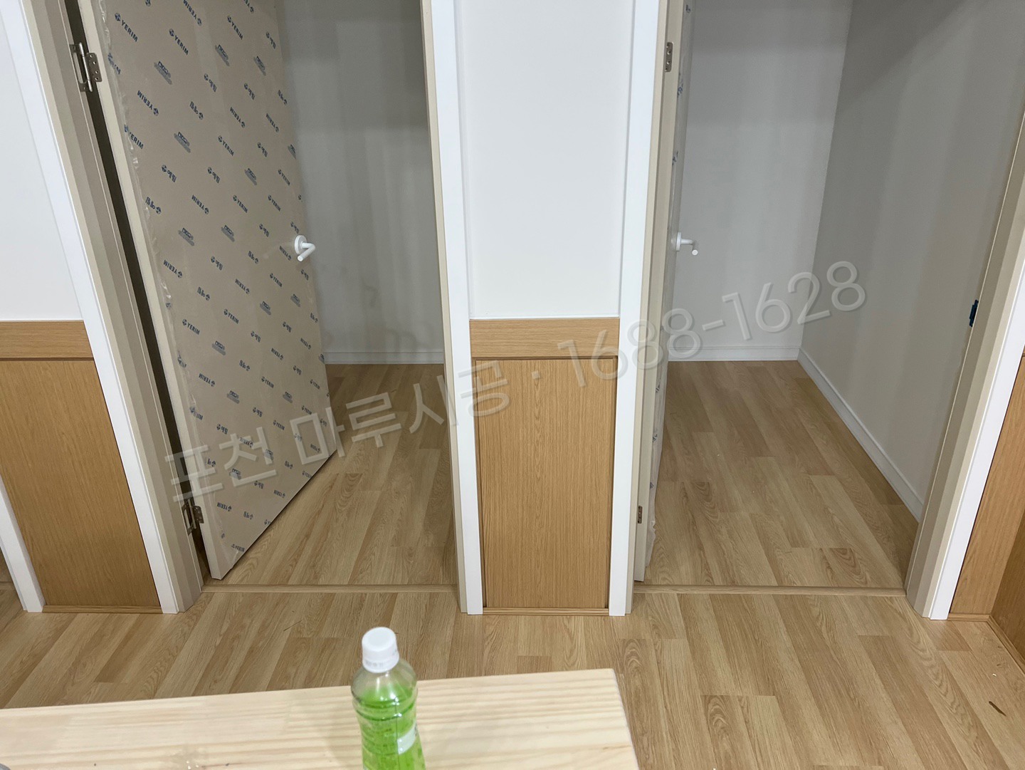 포천 이동면 바닥공사 마루시공업체 강화마루 동화 클릭S 오크2 상가 시공 후